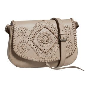 Lucky Brand Smoke Grey Cary Crossbody Bag - Leather